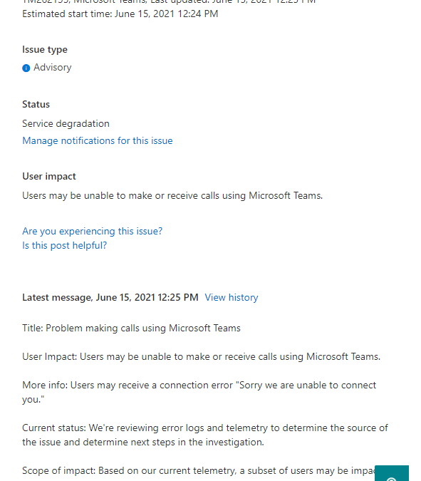 We’re not immune to outages either :(