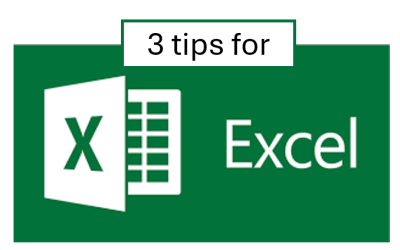 3 Easy Tips for Excel