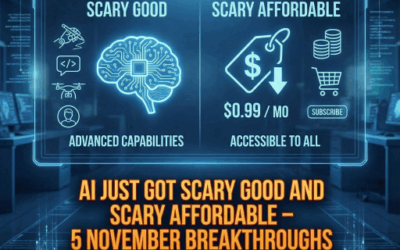 AI Just Got Scary Good (and Scary Affordable): 5 November Breakthroughs