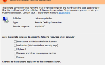 That New Windows Warning About Remote Desktop? Don’t Ignore It.